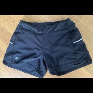 Athleta Girls black shorts L/12